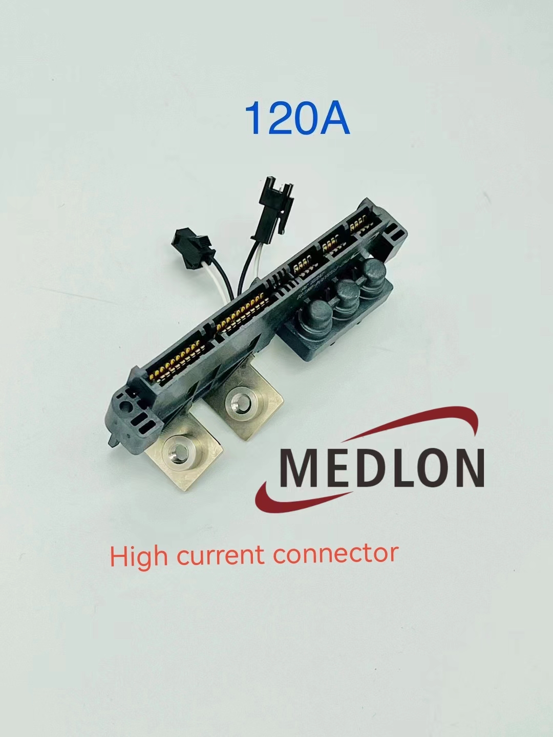 Similar Amphenol FCI connector DC 120A  , AC 40A ,signal 1A ( PHZ Gold Finger High Power Connector   PHZ-F020304-BW101   high-power gold finger connector socket)
