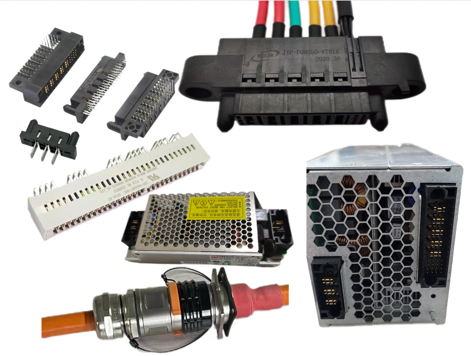 JDE series: transportation rail connectors, testing and measurement connectors, new energy vehicle connectors,