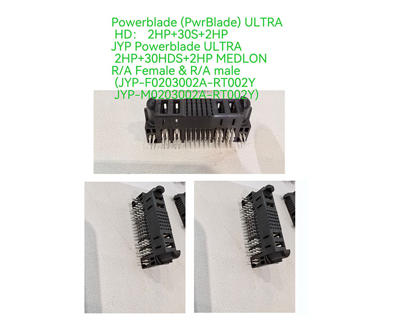 Powerblade (PwrBlade) ULTRA HD+ 2HP+30S+2HP JYP Powerblade ULTRA 2HP+30HDS+2HP R/A Female & R/A male (JYP-F0203002A-RT002Y & JYP-M0203002A-RT002Y)